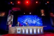 President Obama Tapes An Interview For The Colbert Report with Stephen Colbert - Source: Getty
